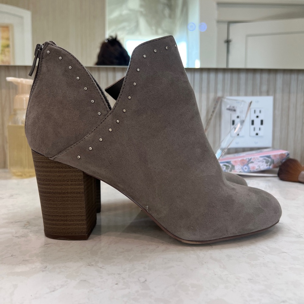 Torrid Gray Suede Women's Ankle Boots